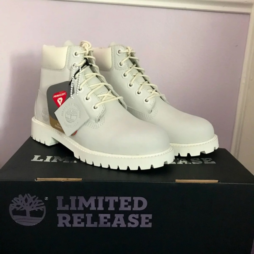Ghost White Timberlands Limited Edition